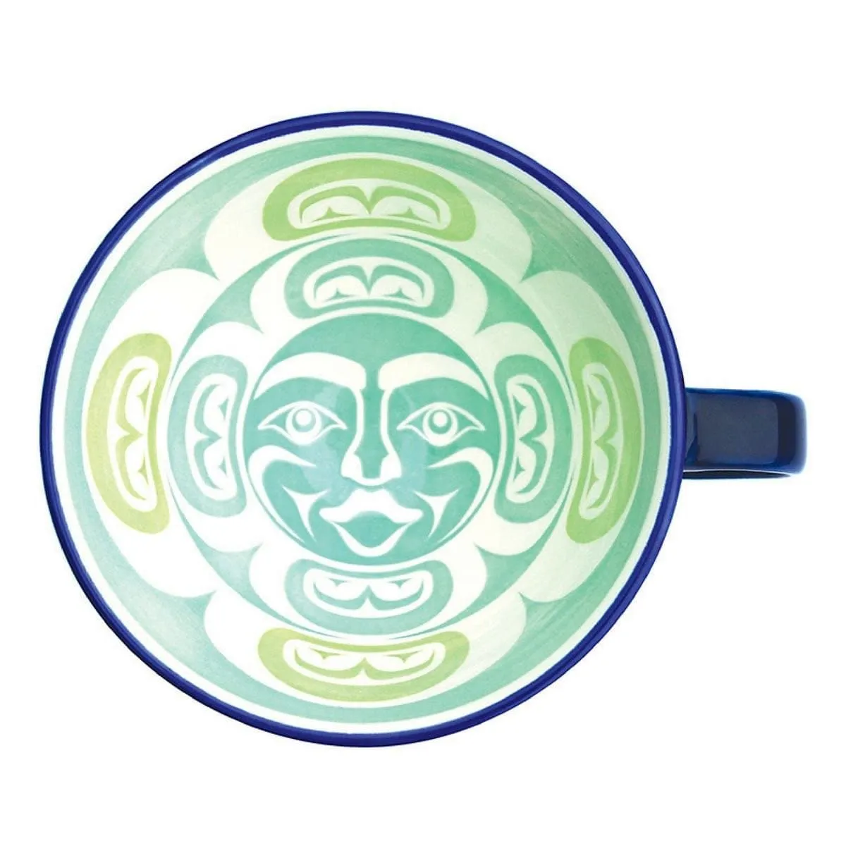 Porcelain Art Mug - Moon - Simone Diamond (Blue)