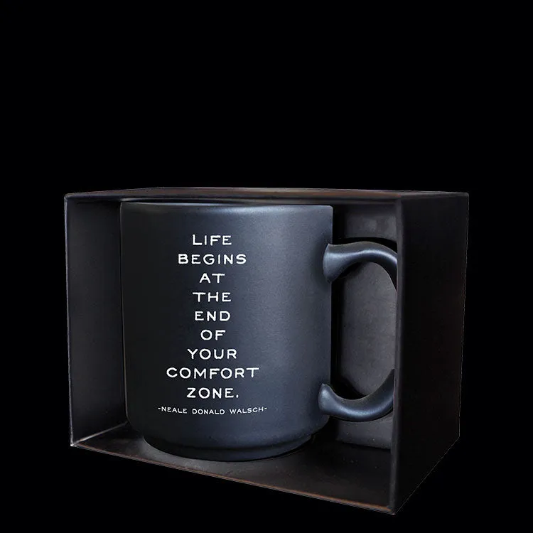 "comfort zone" mini mug