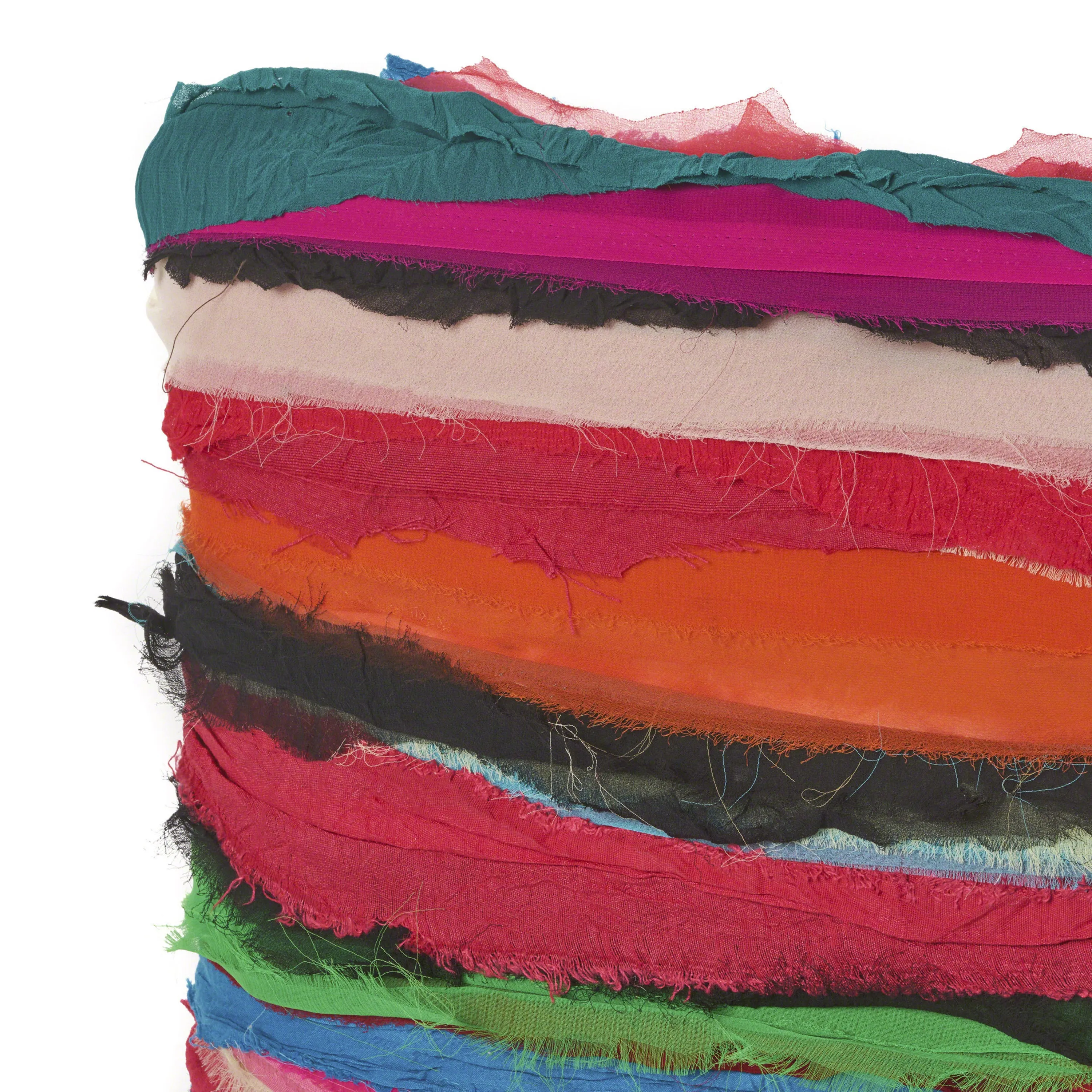Rooney Handcrafted Boho Recycled Fabric Pillow
