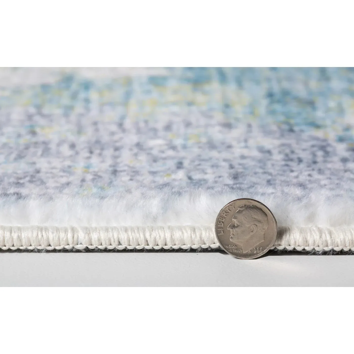 Roxy 2806 Blue/Yellow Nebula Rug