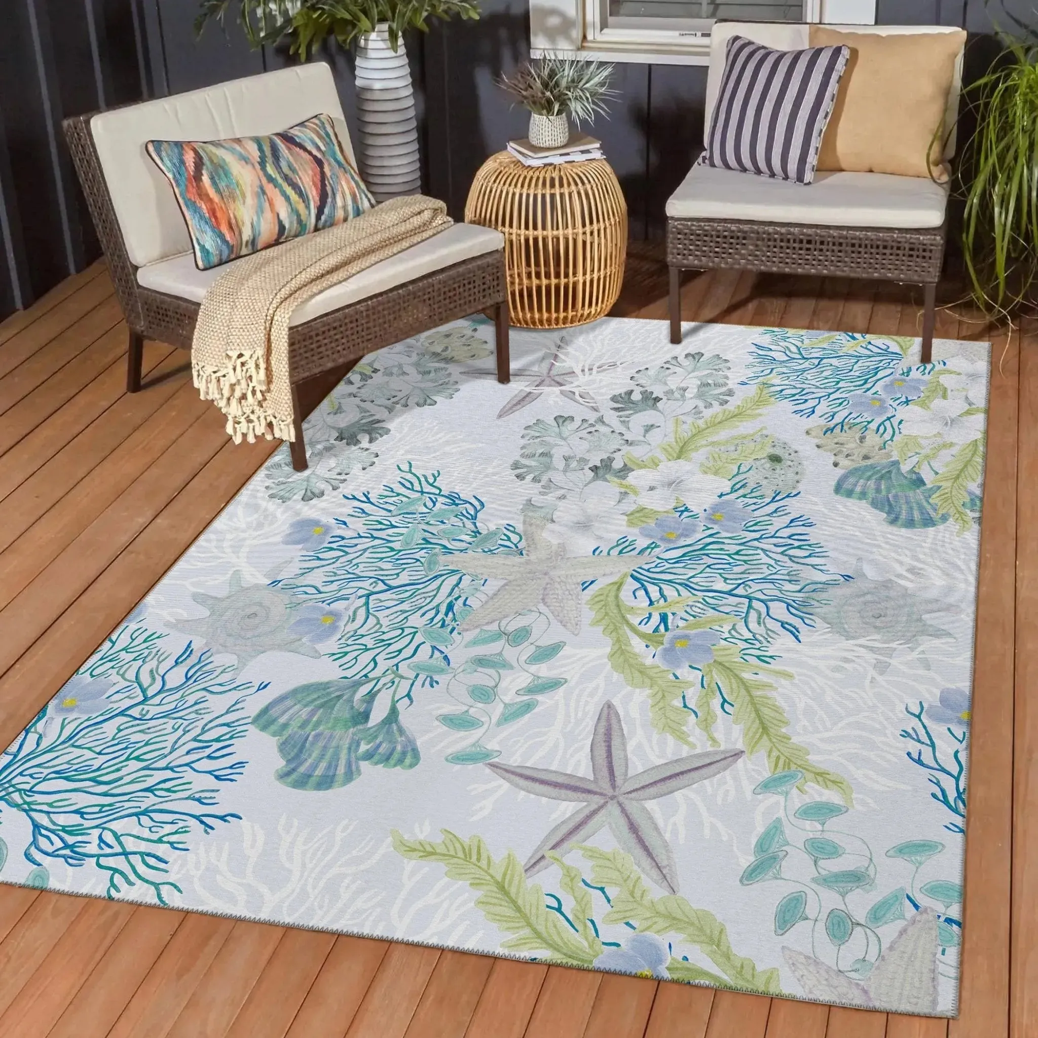 Seabreeze SZ1 Silver Rug
