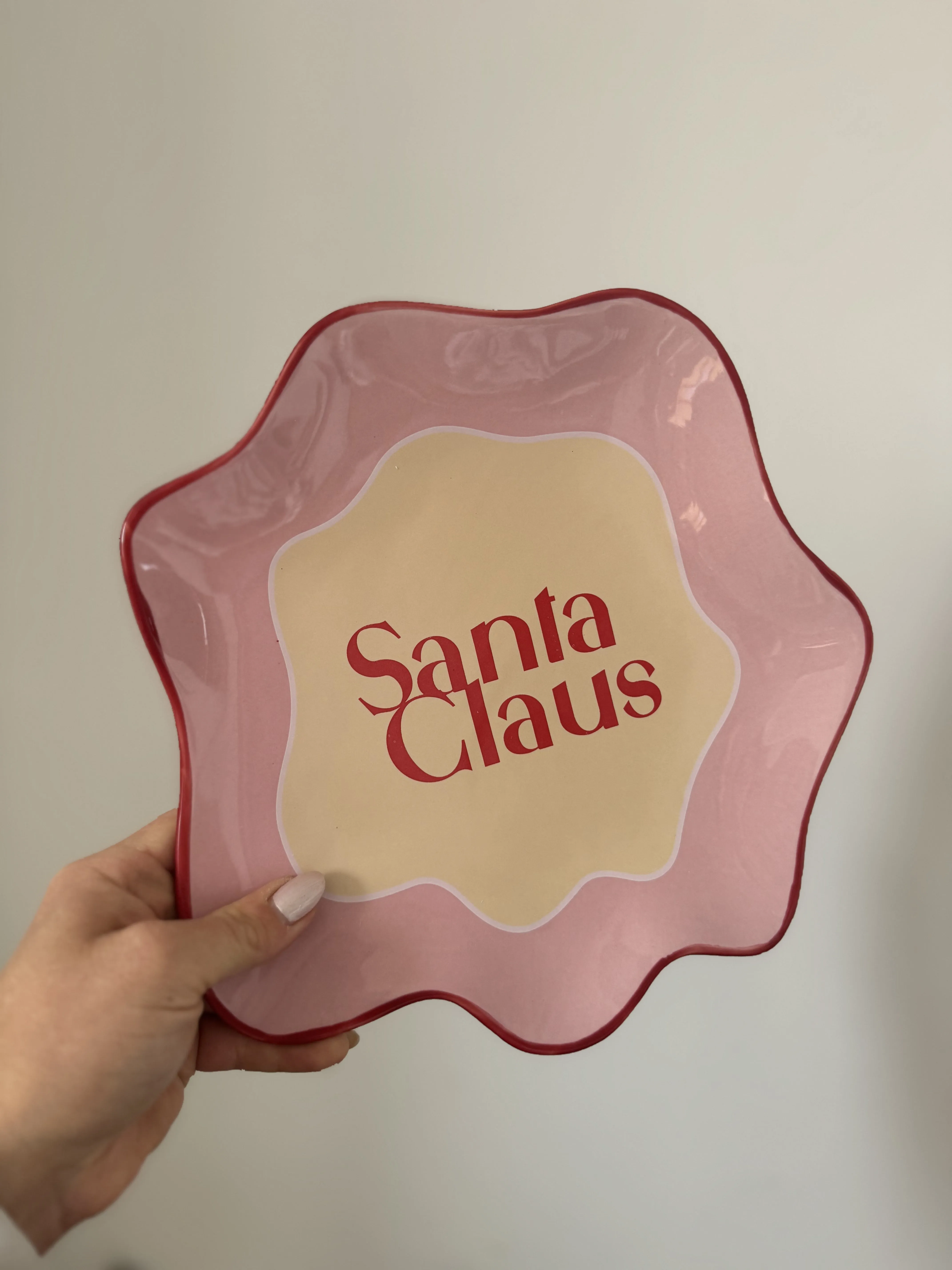 SECONDS SALE - Santa Claus Plate