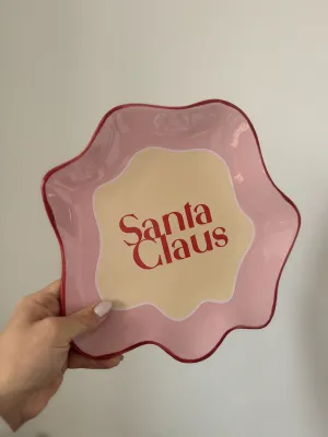 SECONDS SALE - Santa Claus Plate