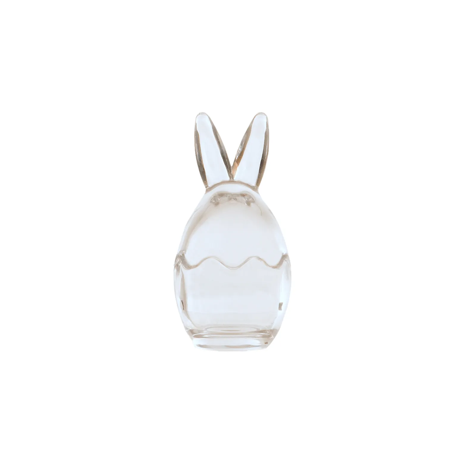 Set of 3 Easter Bunny Ears Glass Treat Sweets Storage Jars