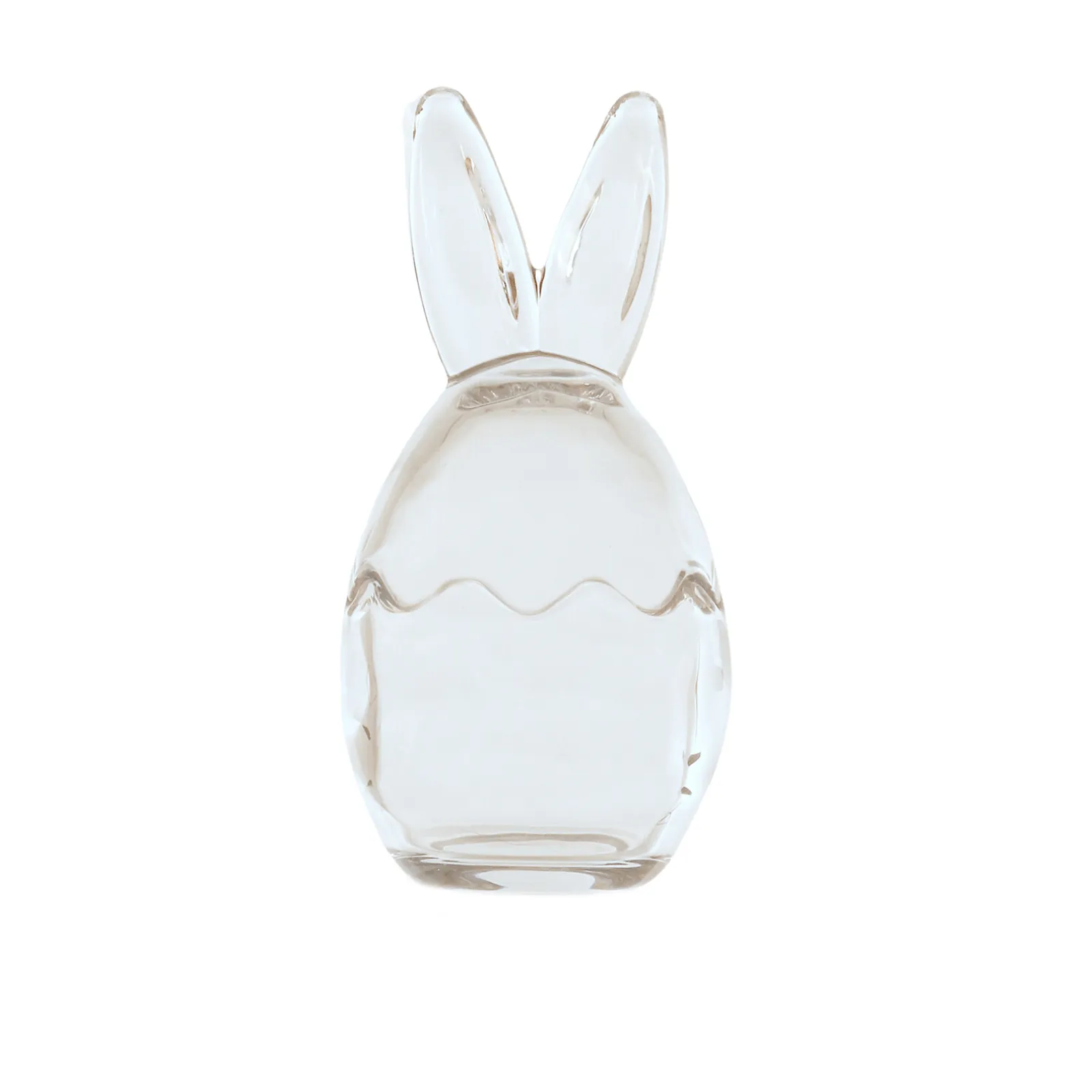 Set of 3 Easter Bunny Ears Glass Treat Sweets Storage Jars