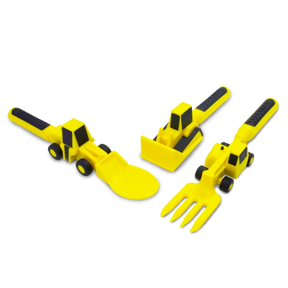 Set Of Three Constructive Eating Utensils