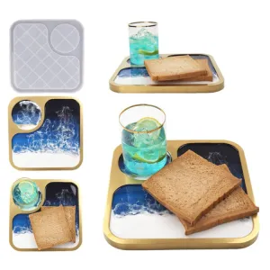 Silicone Snacks Serving Tray Mold