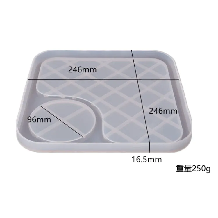 Silicone Snacks Serving Tray Mold
