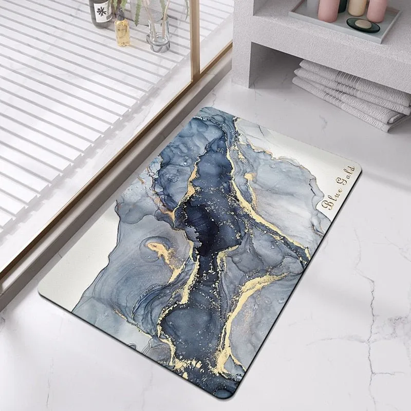 Soft Diatomaceous Earth Bathroom Rug