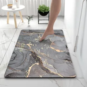 Soft Diatomaceous Earth Bathroom Rug