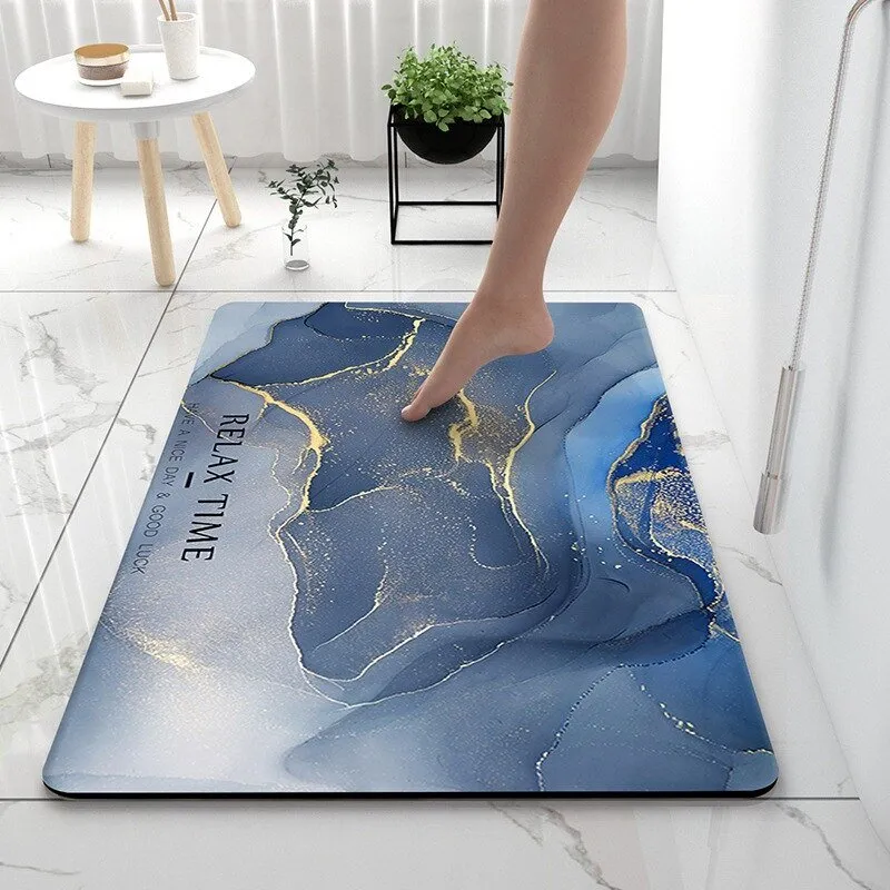 Soft Diatomaceous Earth Bathroom Rug