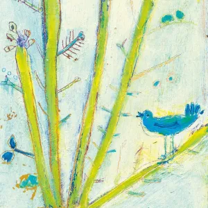 Sugarboo Designs Blue Bird Left Small Print