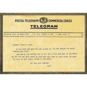 Sugarboo Designs Custom Telegram Art Print