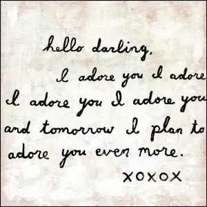 Sugarboo Designs Letter #2 (I Adore You) Small Print