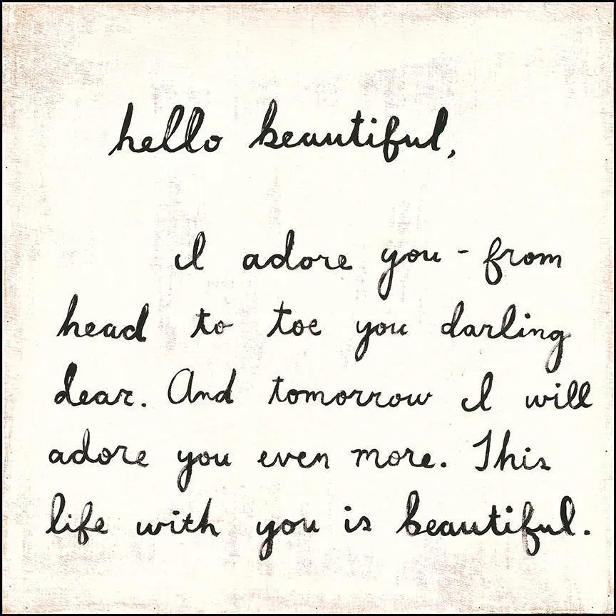 Sugarboo Designs Letter #3 (Life With You) Small Print
