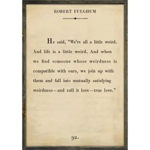 Sugarboo Designs Robert Fulghum Art Print