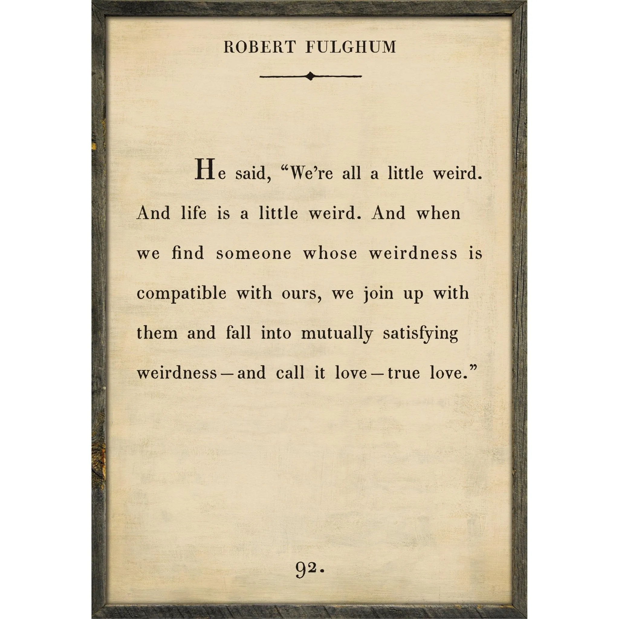 Sugarboo Designs Robert Fulghum Art Print
