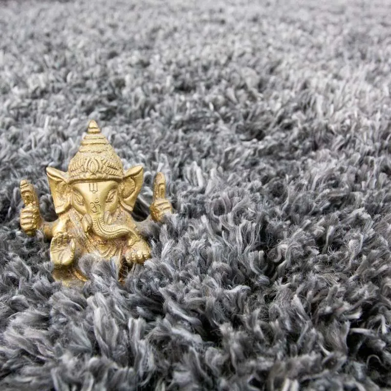 Super Soft Luxury Grey Shaggy Rug