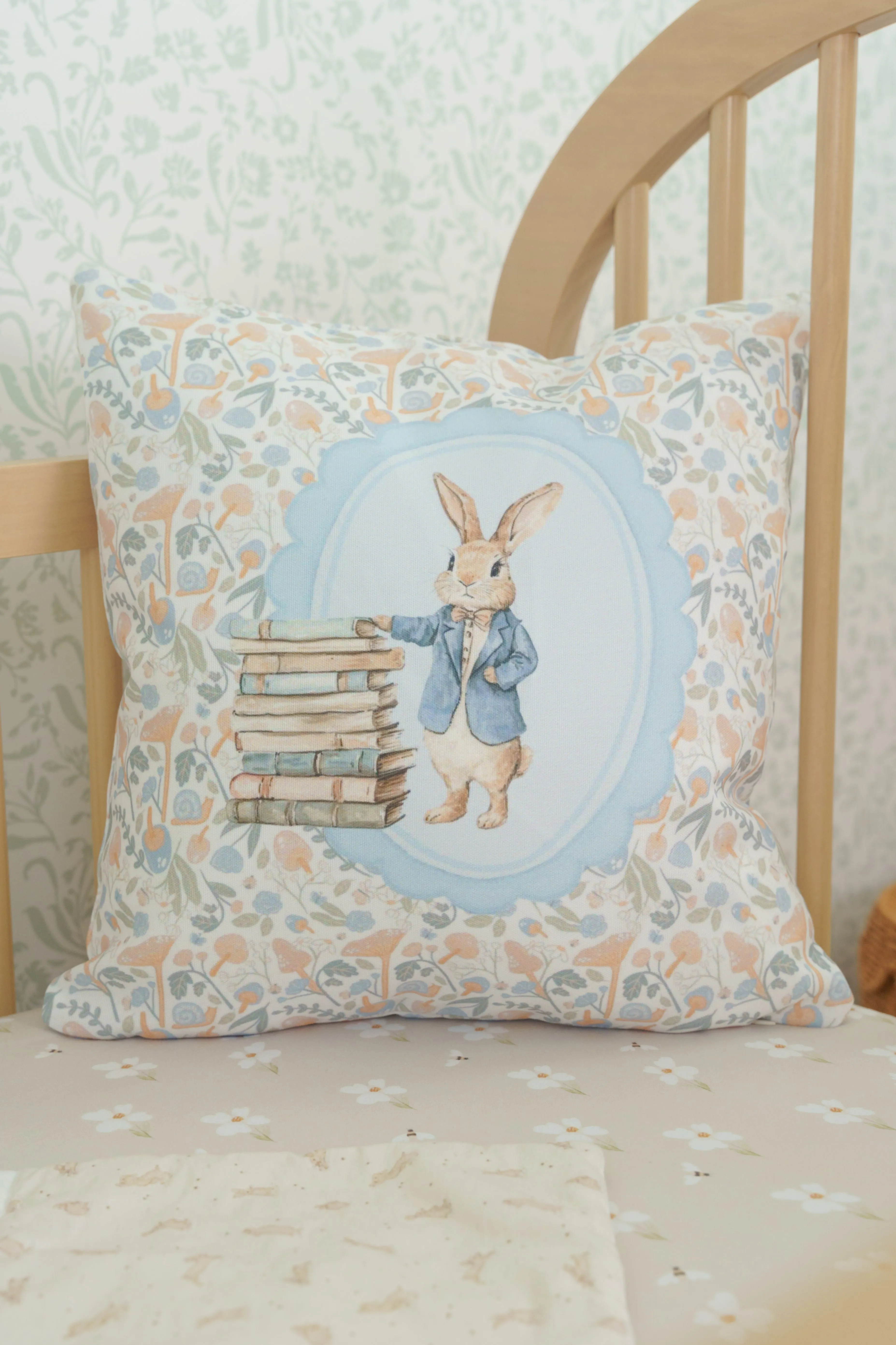 Throw Pillow | Storybook Rabbit