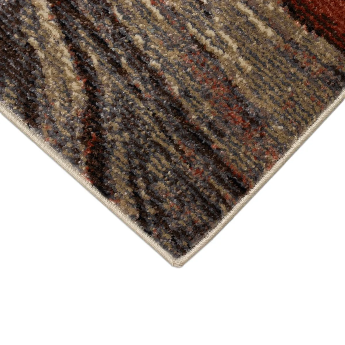 Trans-Ocean ARIANA Indoor Power Loomed Polypropylene NonShed Areaa Rug  - Warm