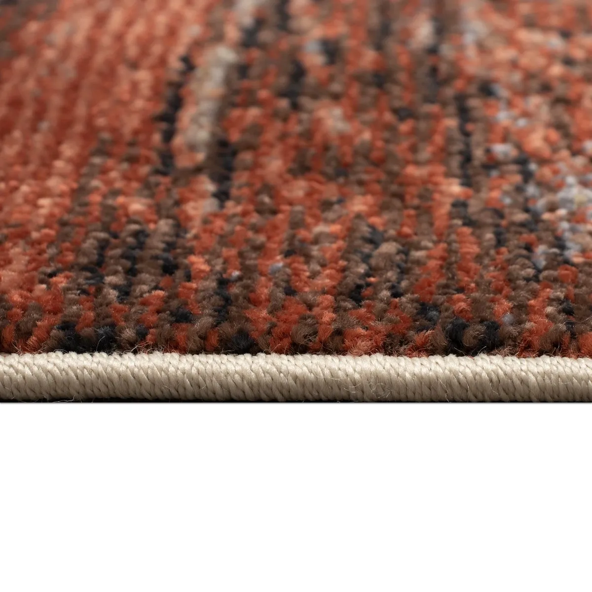 Trans-Ocean ARIANA Indoor Power Loomed Polypropylene NonShed Areaa Rug  - Warm