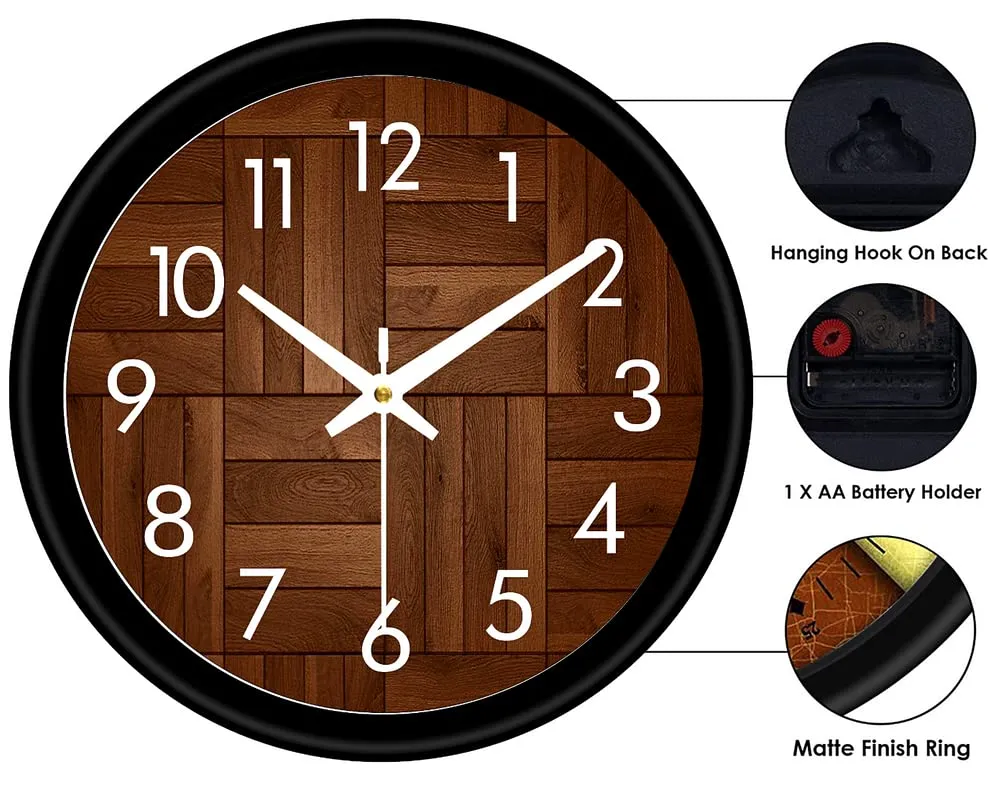 TRENDSTUBE Wall Clock for Home Bedroom Hall Living Room Office | Home Decorative Art Collection (Pack of 1_WC-23)