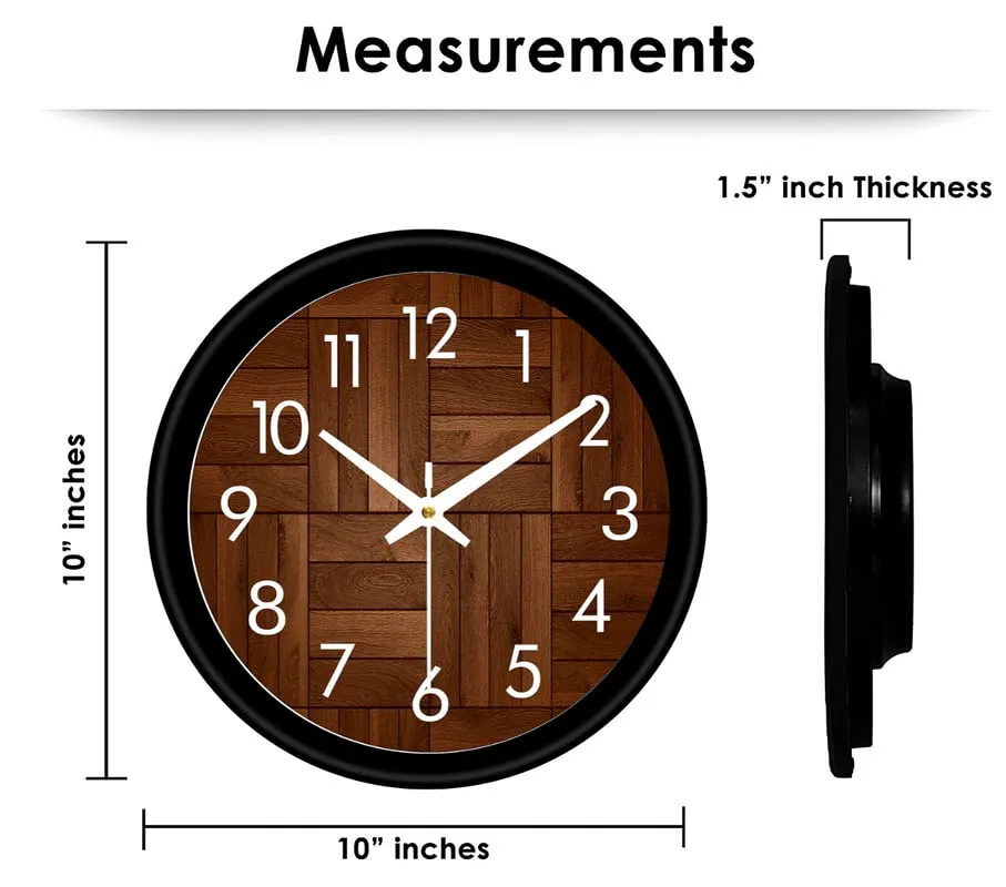 TRENDSTUBE Wall Clock for Home Bedroom Hall Living Room Office | Home Decorative Art Collection (Pack of 1_WC-23)