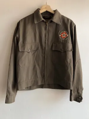 Vintage 1940s Houston Lighting and Power Work Jacket
