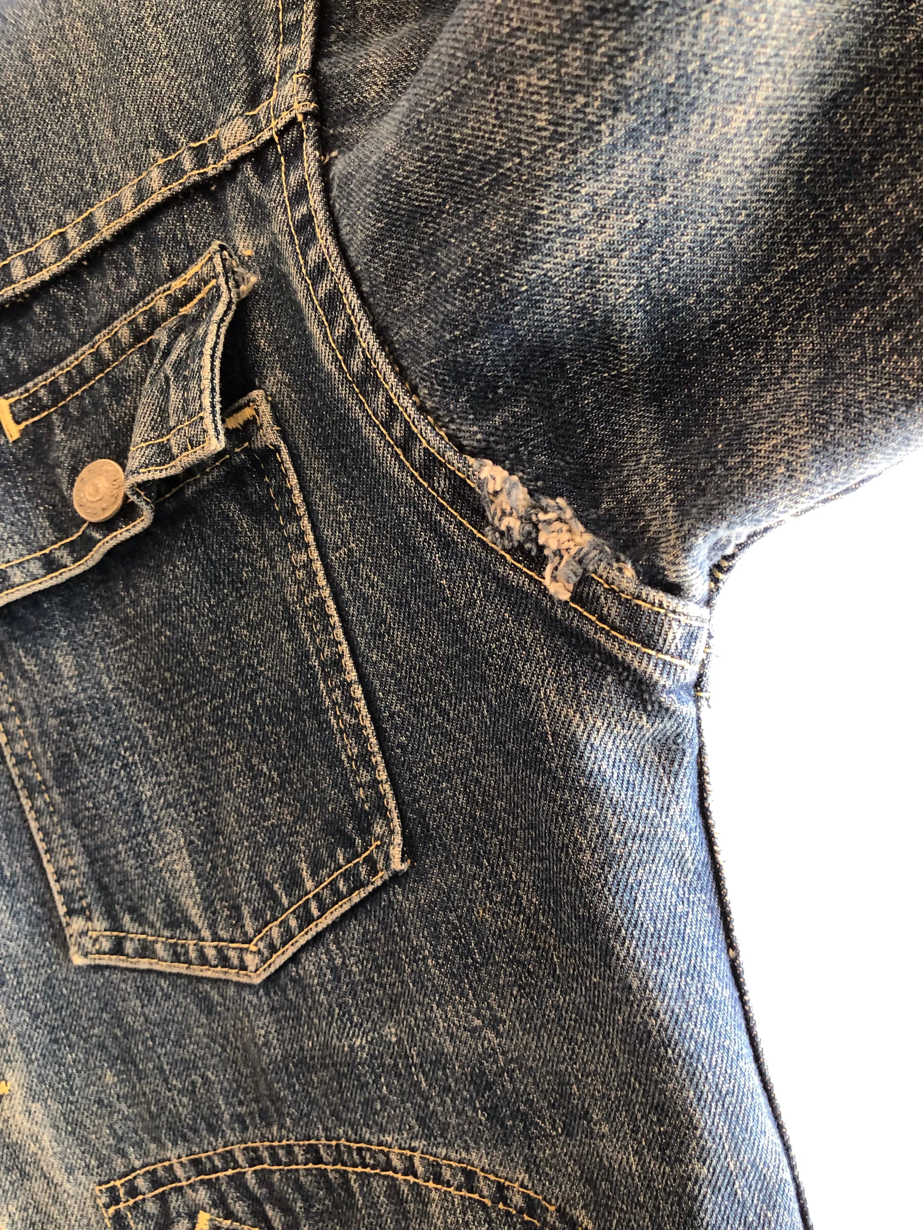 Vintage 1950/1960s Foremost Snap Selvedge Denim Trucker Jacket