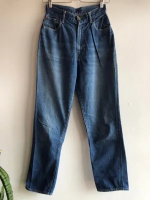 Vintage 1950s Levis Big E 701 Hidden Rivet Denim Jeans
