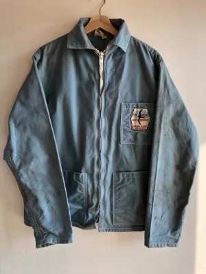 Vintage 1960s Man-O-War Sailmakers Boat Canvas Chore Jacket
