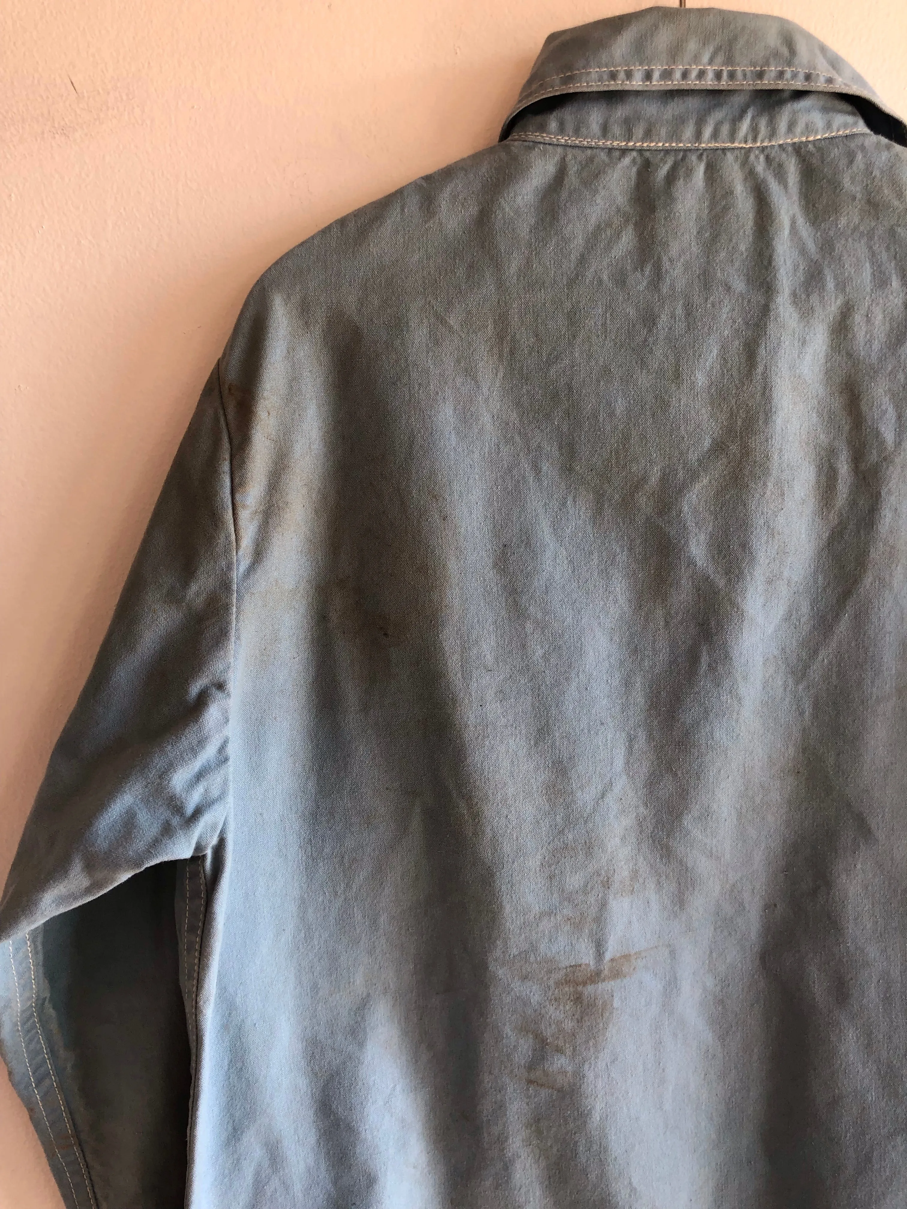 Vintage 1960s Man-O-War Sailmakers Boat Canvas Chore Jacket