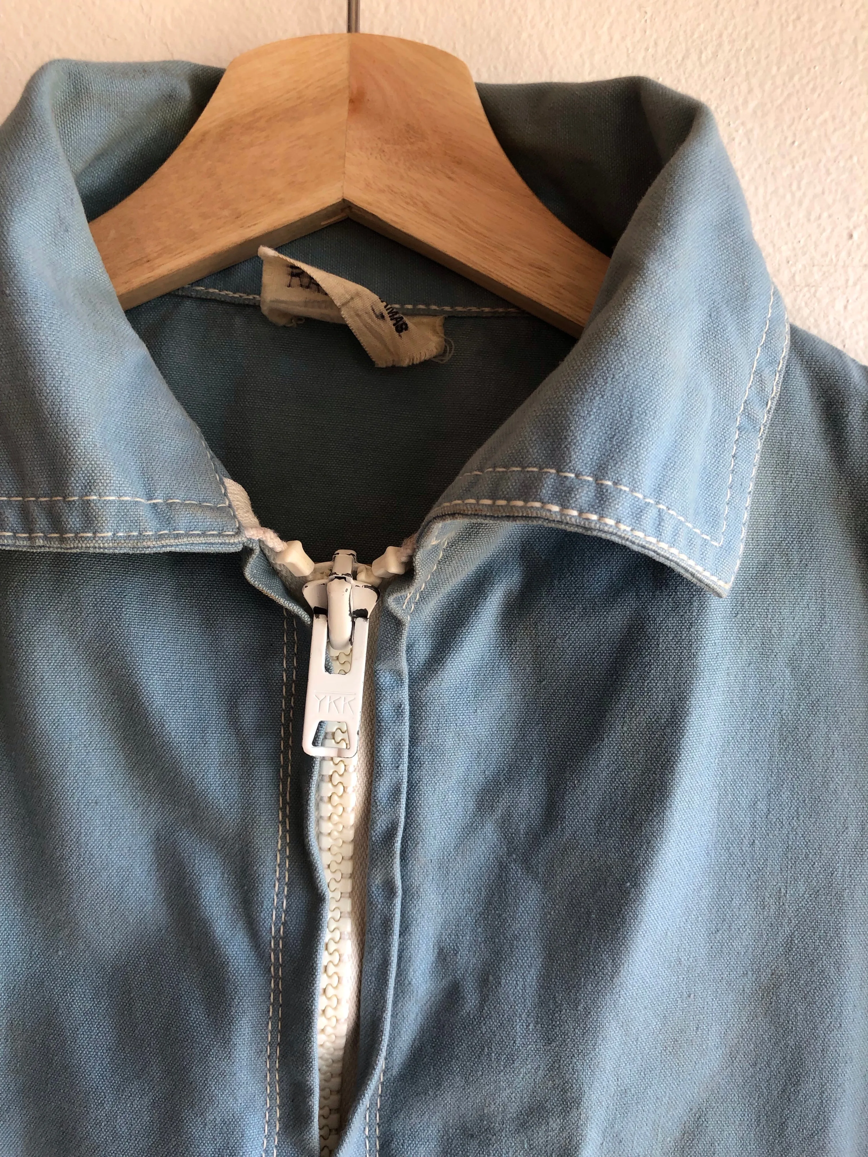 Vintage 1960s Man-O-War Sailmakers Boat Canvas Chore Jacket