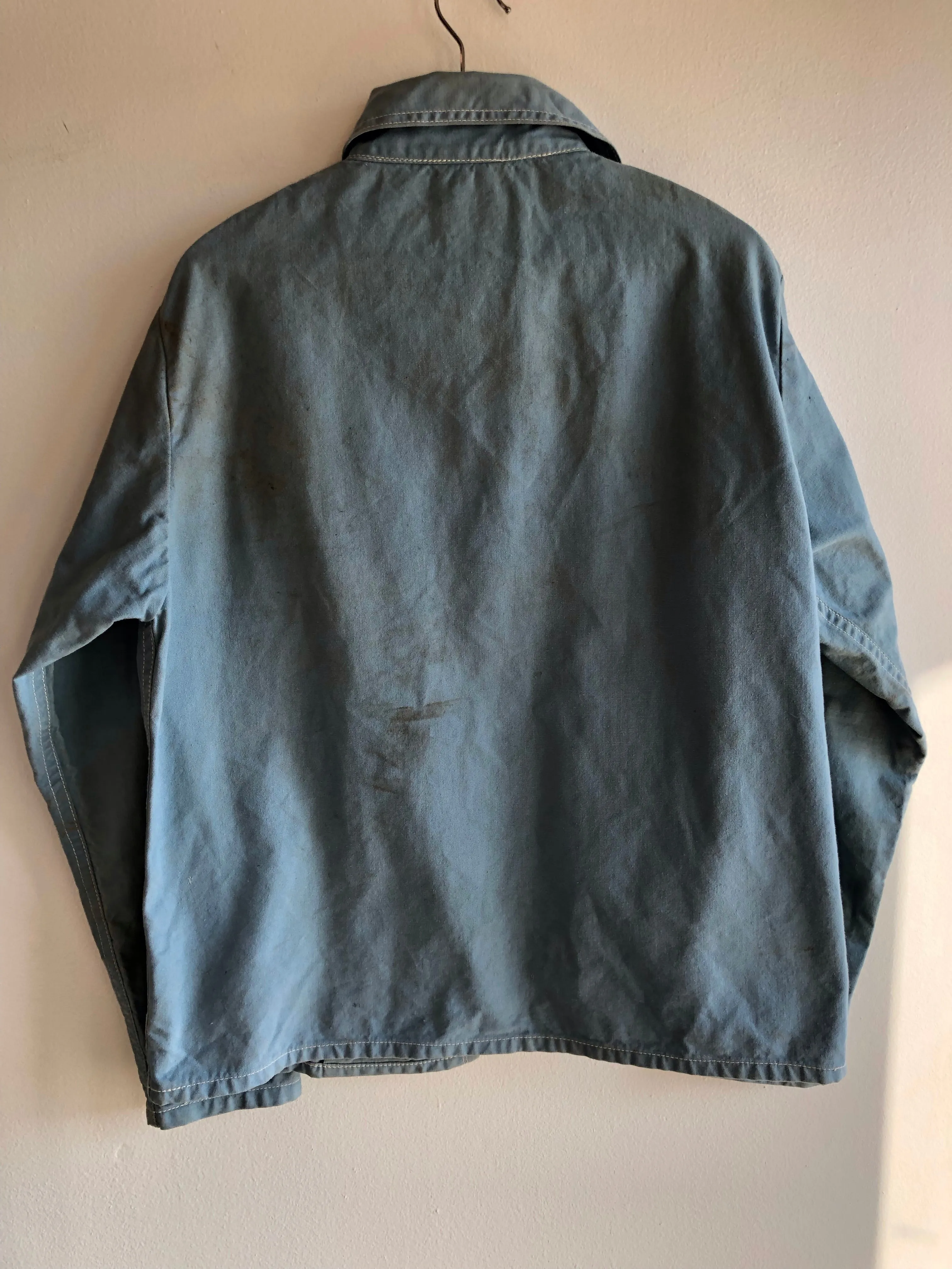 Vintage 1960s Man-O-War Sailmakers Boat Canvas Chore Jacket