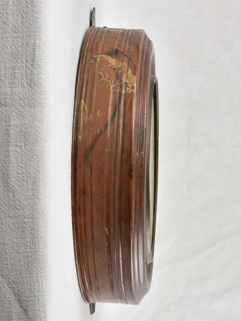 Vintage French wall clock 17"