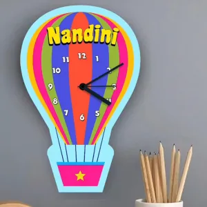 Wall Clock -  Hot Air Balloon