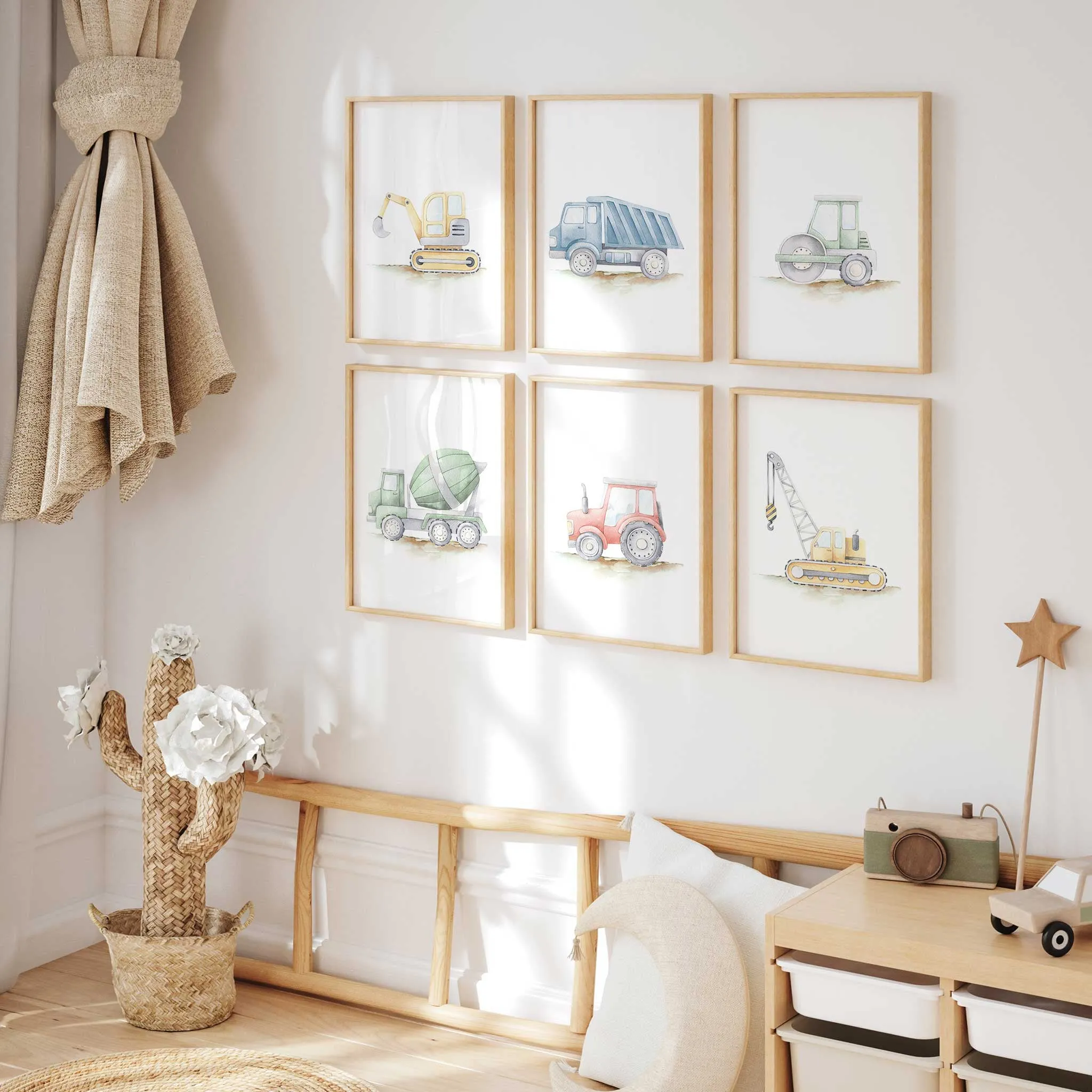 Watercolour Construction Prints