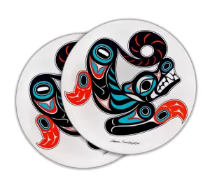 Wolf Acrylic Coasters