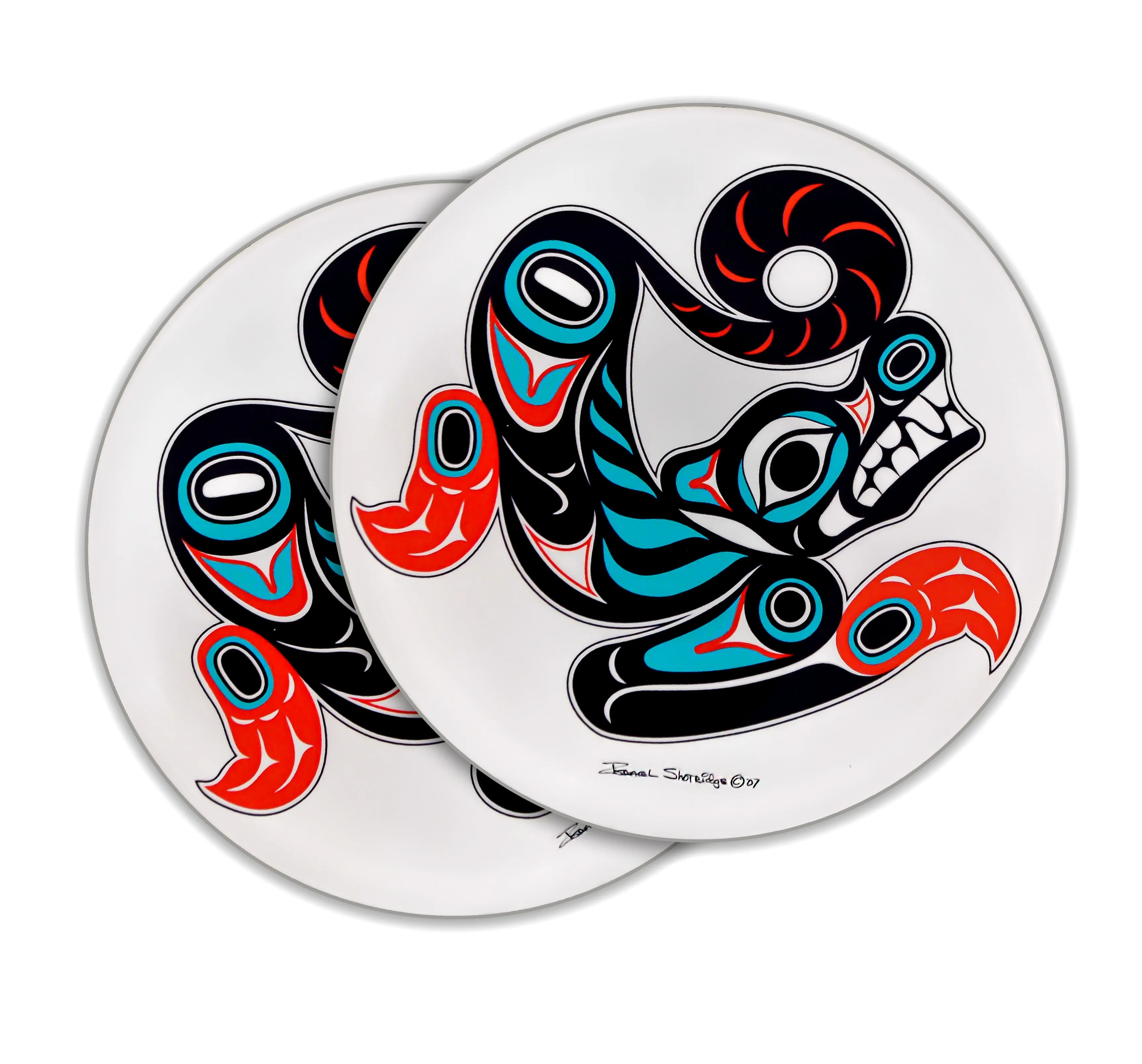 Wolf Acrylic Coasters