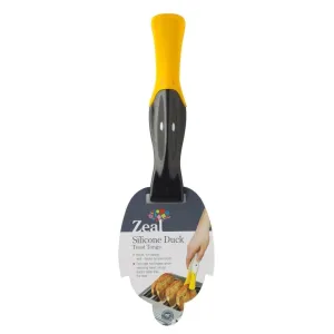 Zeal Duck Toast and Crumpet Tongs Black